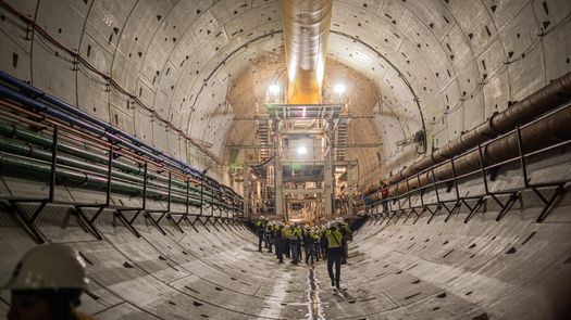 El Metro de Panamá presenta avances en los trabajos del túnel de la Línea 3.