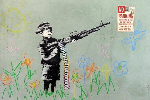 El grafitero Bansky, ¿se sumará a la fiebre olímpica?