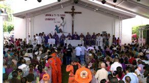 Devotos de Jesús Nazareno de Atalaya le rinden honor con eucaristía y procesión