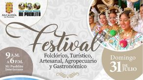 Festival folkórico y turístico el domingo 31 en Mi Pueblito