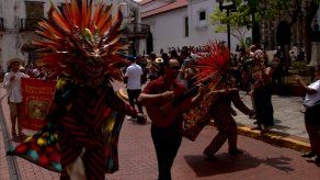 Realizan el Festival Nacional de Diablos en el Casco Antiguo