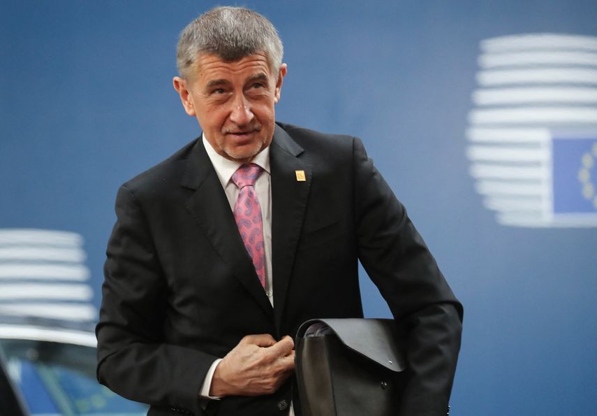 El primer ministro checo Andrej Babis﻿.