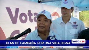 Maribel Gordón apela por promover el bienestar humano en su primer recorrido de campaña