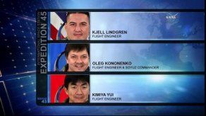 Tres astronautas de la Estación Espacial Internacional regresaron a la Tierra