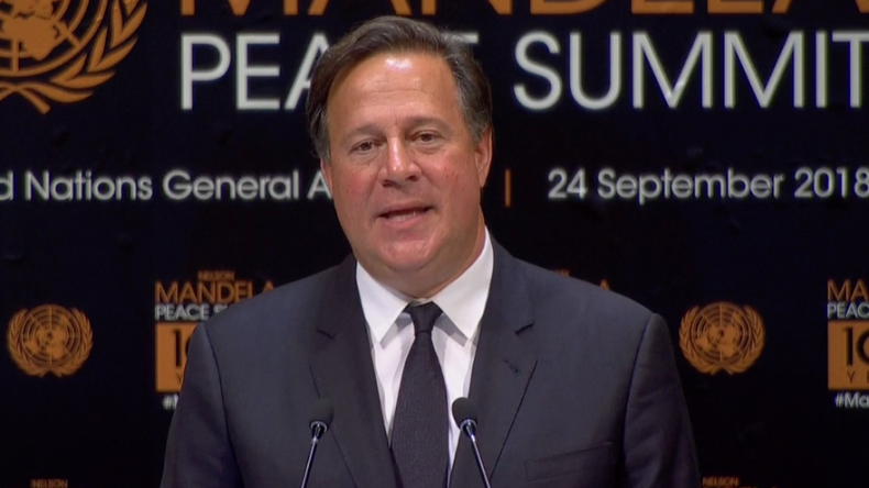 Varela en la ONU: Panamá es el cuarto país a nivel mundial con más droga incautada