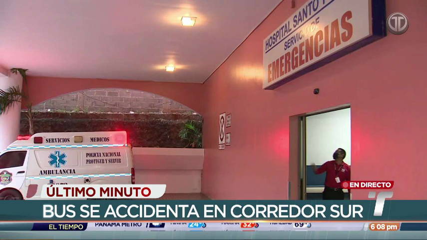 Condición de los heridos del accidente en Corredor Sur.