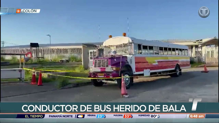 Conductor de bus es herido de bala por un menor de 17&nbsp;