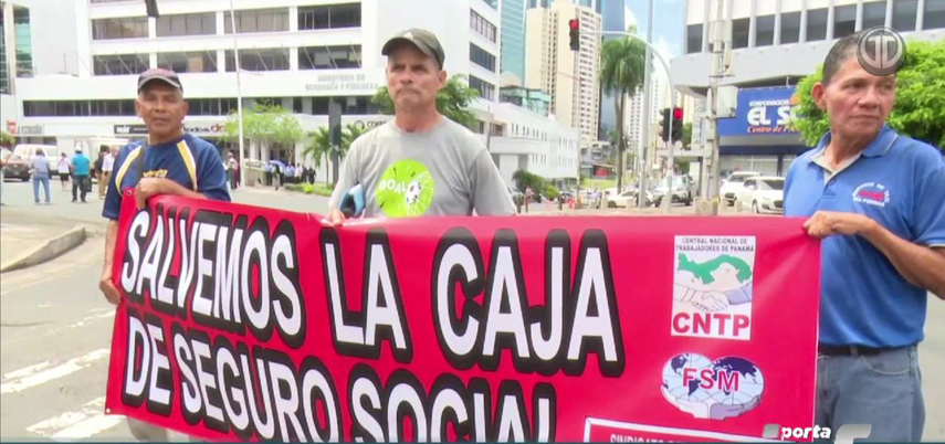 Jubilados y pensionados protestan&nbsp;