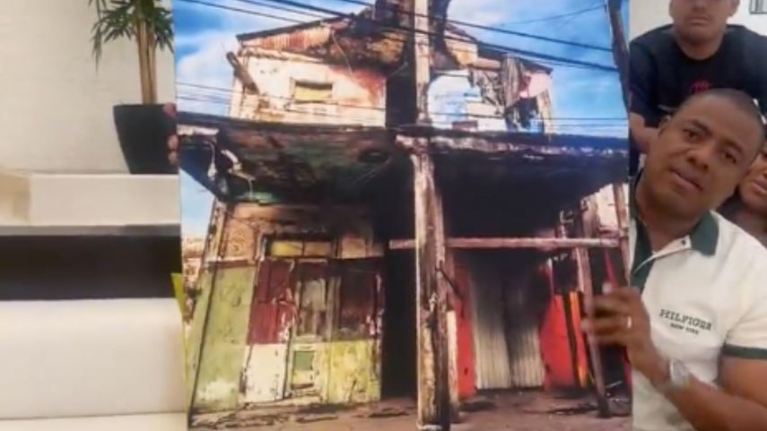 Alcalde electo Diógenes Galván de Colón dirige emotivo mensaje.