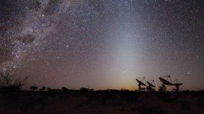 Detectan una señal de una galaxia emitida hace 5.000 millones de años