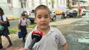 El pequeño Brayan Mondragon hace un llamado a los panameños para que cuiden el medioambiente
