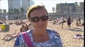 Maleta de playa con mecanismo antirrobo