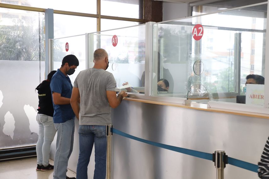 Vista de una oficina de atención ciudadana de la Alcaldía de Panamá.