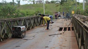 Este jueves realizarán cierre total de puente sobre el río Caño Quebrado en La Chorrera