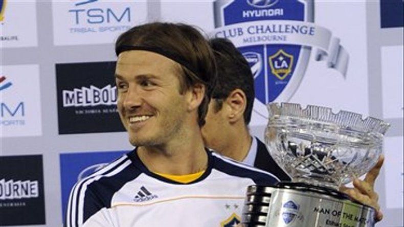 Galaxy de Los Angeles gana en posible despedida de Beckham