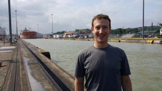 Creador de Facebook visita el Canal de Panamá