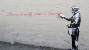 Banksy vende obras cerca de Central Park por 60 dólares