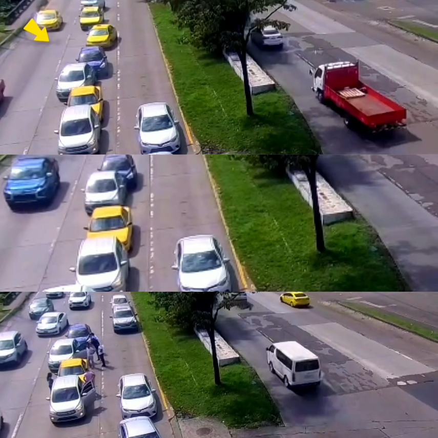 Accidente en Avenida Ricardo J. Alfaro