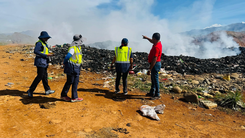MiAmbiente inspecciona vertedero de Gualaca&nbsp;