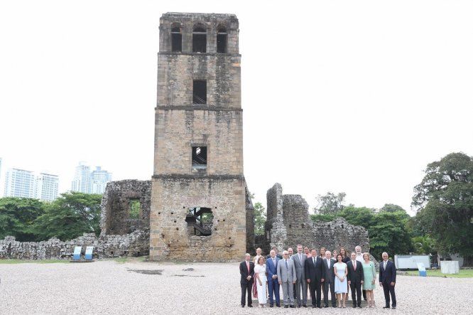 Rey Felipe VI visita Panamá Viejo
