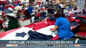 El taller del IPHE se convierte en una importante fábrica de banderas panameñas previo a las fiestas patrias