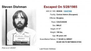 Recapturan en Arkansas a preso evadido desde hace 32 años
