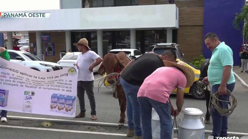 Productores de leche.