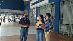 Diligencia de allanamiento en la sede de la Lotería Nacional de Beneficencia.