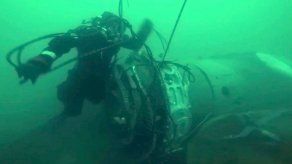 Hallada segunda caja negra del avión ruso siniestrado en el mar Negro