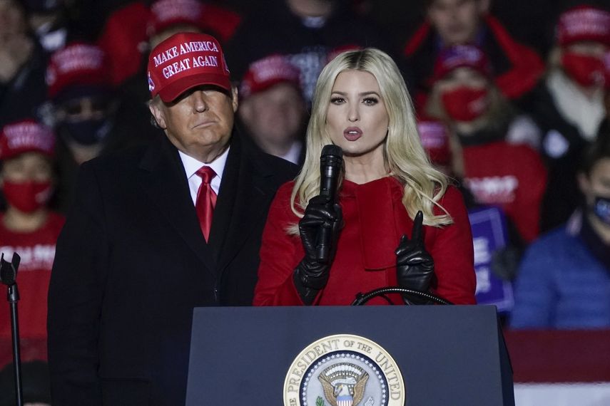 Ivanka junto a su padre Donald Trump.