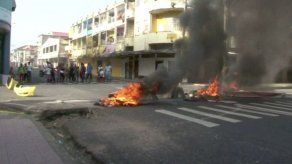 Damnificados protestan por reubicación en la Ciudad de Colón