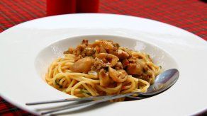 Cena fácil para preparar a último minuto: Spaghetti con crema de champiñones