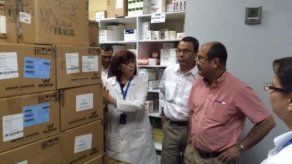 Girón inspecciona abastecimiento de medicamentos de la CSS en Chiriquí
