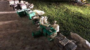 Decomisan droga y municiones en una embarcación en Costa Abajo de Colón