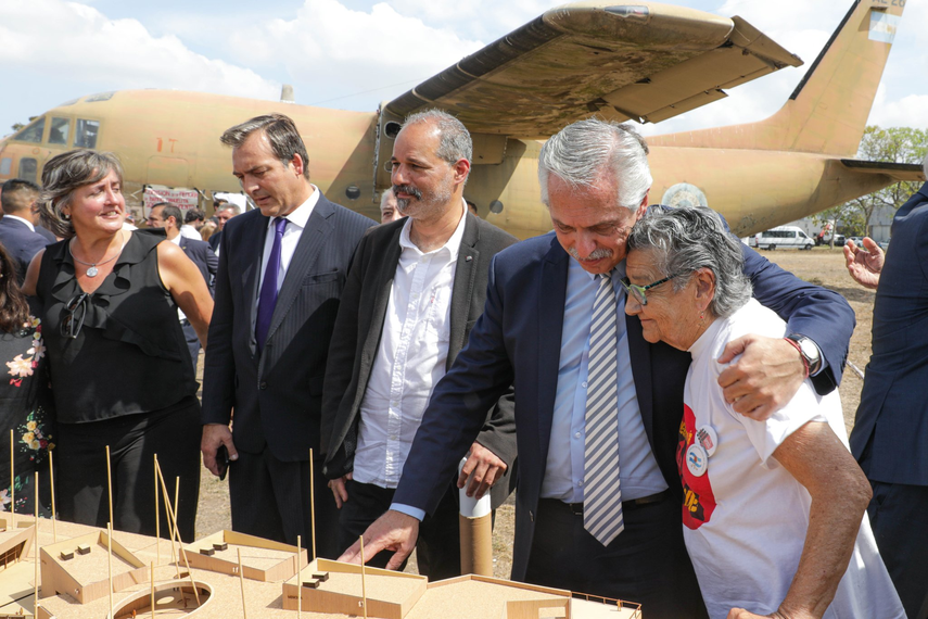 Anuncio de la construcción del Espacio para la Memoria y la Promoción de los Derechos Humanos.