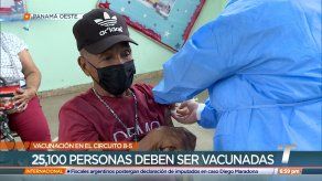 Aplican segunda dosis de vacuna Pfizer en La Chorrera