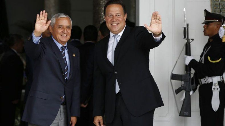 Presidente Varela recibe al mandatario guatemalteco Otto Pérez Molina