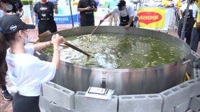 Preparan sancocho de 5 mil libras con el Pailón Cocinando Esperanzas