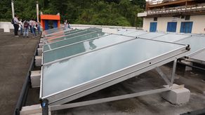 Calentadores solares de agua sin emisiones.