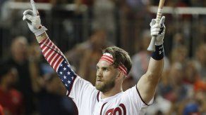 Harper gana Derby de Jonrones a Schwarber en emotiva final