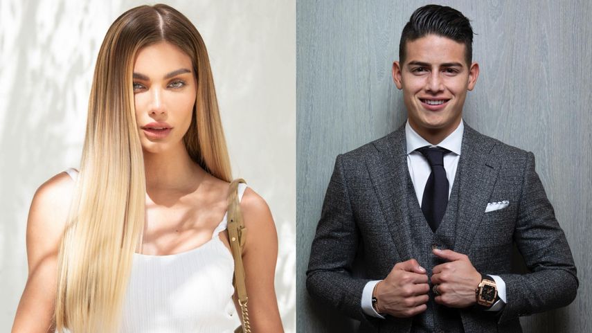 James Rodríguez y Aleska Génesis en posible romance