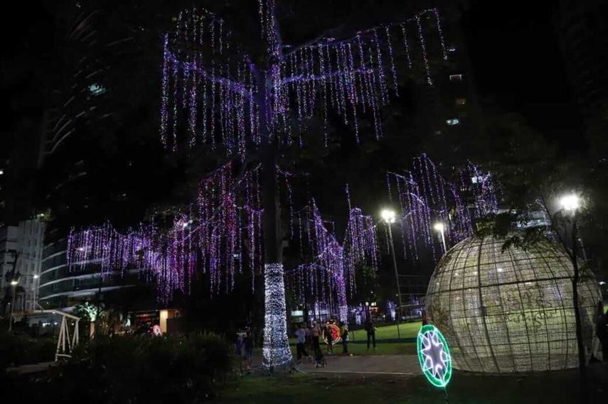 Vandalizan alumbrado navideño de la Alcaldía de Panamá.
