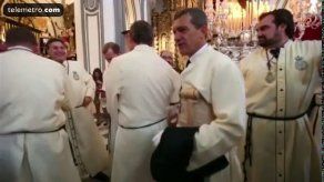 Antonio Banderas vive la Semana Santa con pasión