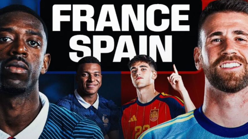 Partido de semifinales Francia vs. España.