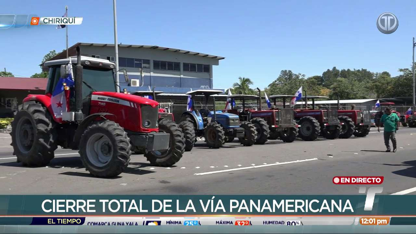 Productores de arroz realizan cierre en David