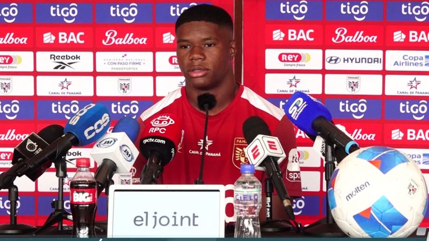 Kadir Barria, jugador de Panamá. Kadir Barria, jugador de Panamá.