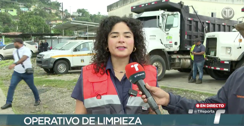 Operativo de limpieza en San Miguelito