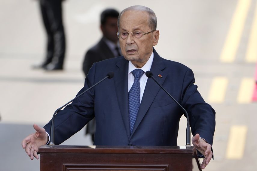 El presidente de Líbano
