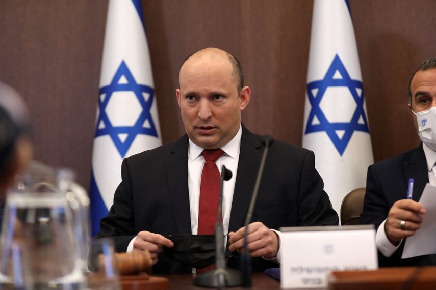 El primer ministro israelí Naftali Bennett﻿.