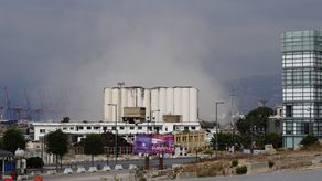 En julio, se produjo un incendio en el bloque norte de los silos debido a la fermentación de los granos.&nbsp;